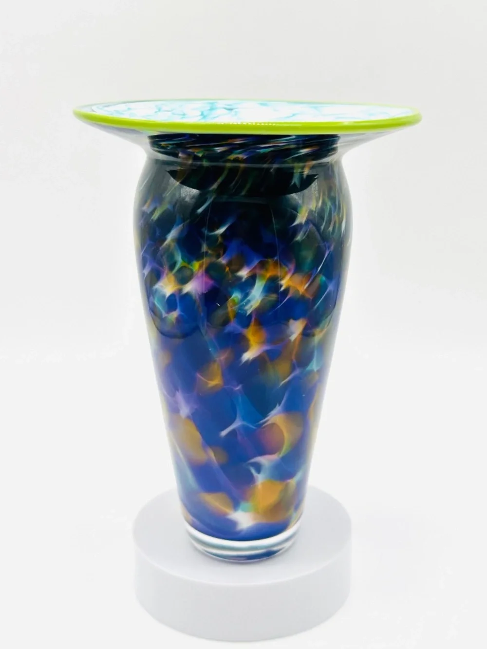 Fire Island Studio Art Glass Vase Matthew LaBarbera Teresa Ueltschey 2000 Signed